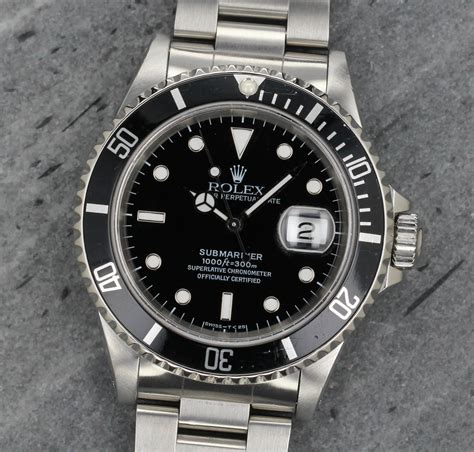 rolex 16610 dial size|Rolex submariner model 16610 price.